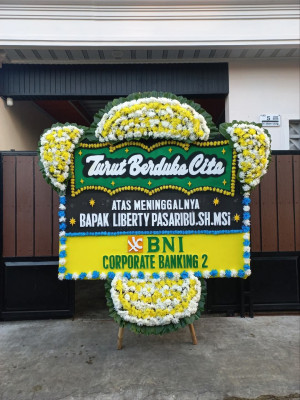 Papan Bunga Duka di Mergowati
