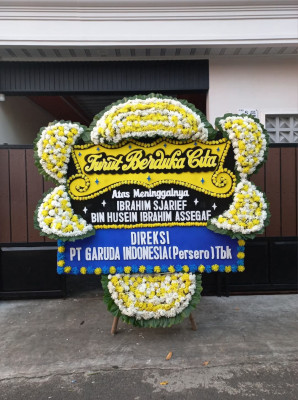 Papan Bunga Duka di Mergowati