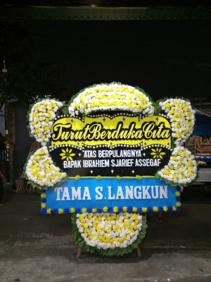 Papan Bunga Duka di Mergowati