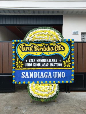 Papan Bunga Duka di Mergowati
