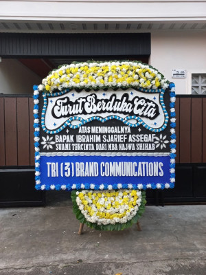 Papan Bunga Duka di Mergowati